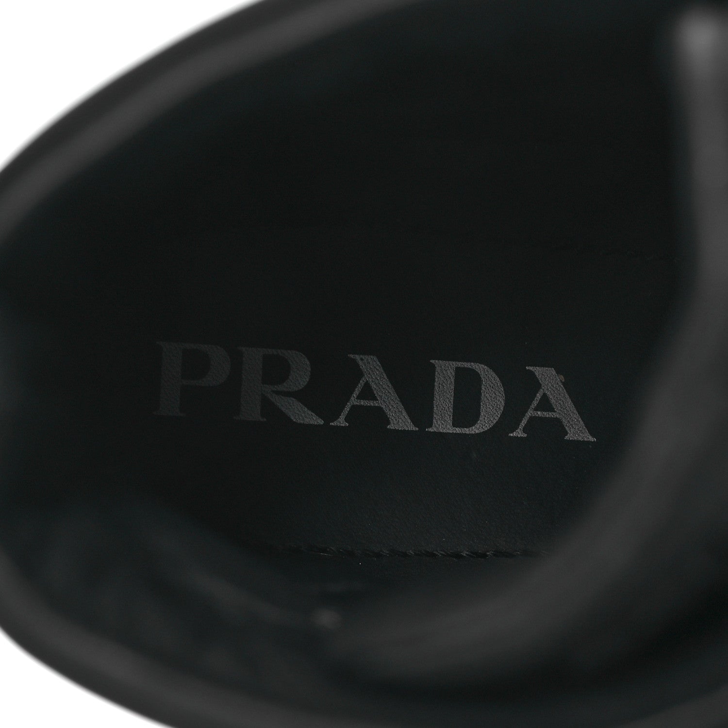 Prada Re-Nylon Gabardine Triangle Womens Wheel Pouch Pocket High Top Sneakers 39 Black 9 of 17