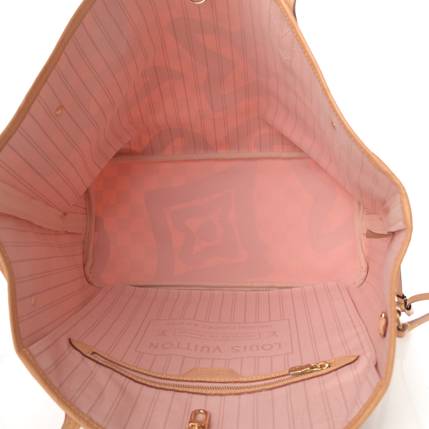 Louis Vuitton Damier Azur Tahitienne Neverfull MM 6 of 15