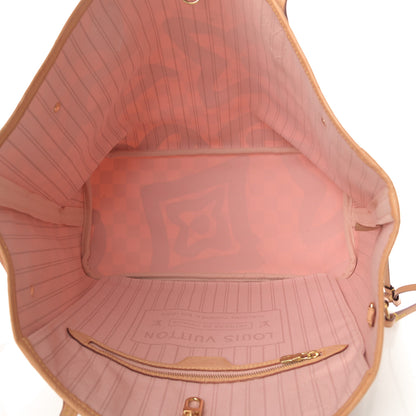Louis Vuitton Damier Azur Tahitienne Neverfull MM 6 of 15