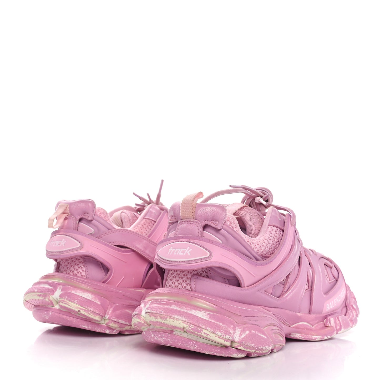Mesh Nylon Womens Track Sneakers 39 Faded Pink