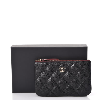 Chanel Caviar Quilted Small Cosmetic Case Black 8 of 8