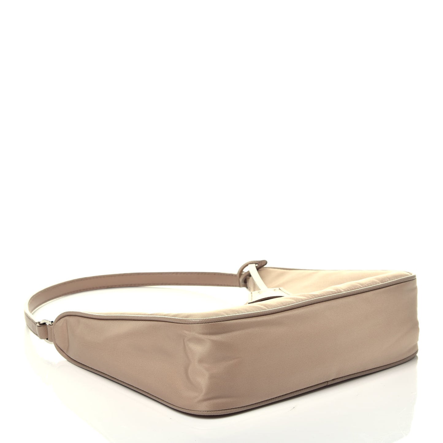 Re-Nylon Saffiano Mini Re-Edition 2005 Bag Cammeo
