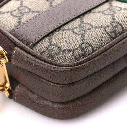 Gucci GG Supreme Monogram Web Mini Ophidia GG Bag Brown 9 of 10