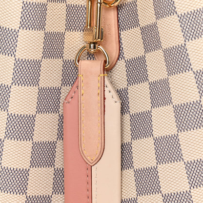 Louis Vuitton Damier Azur Braided Neonoe MM Peach Cream 12 of 12