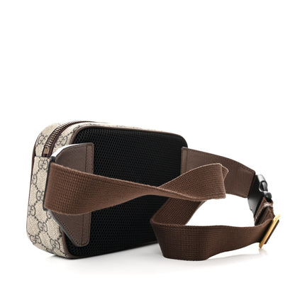 Gucci Soft GG Supreme Monogram Medium Ophidia Belt Bag Dark Brown 3 of 10