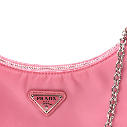 Prada Nylon Re-Edition 2005 Shoulder Bag Begonia 7 of 10