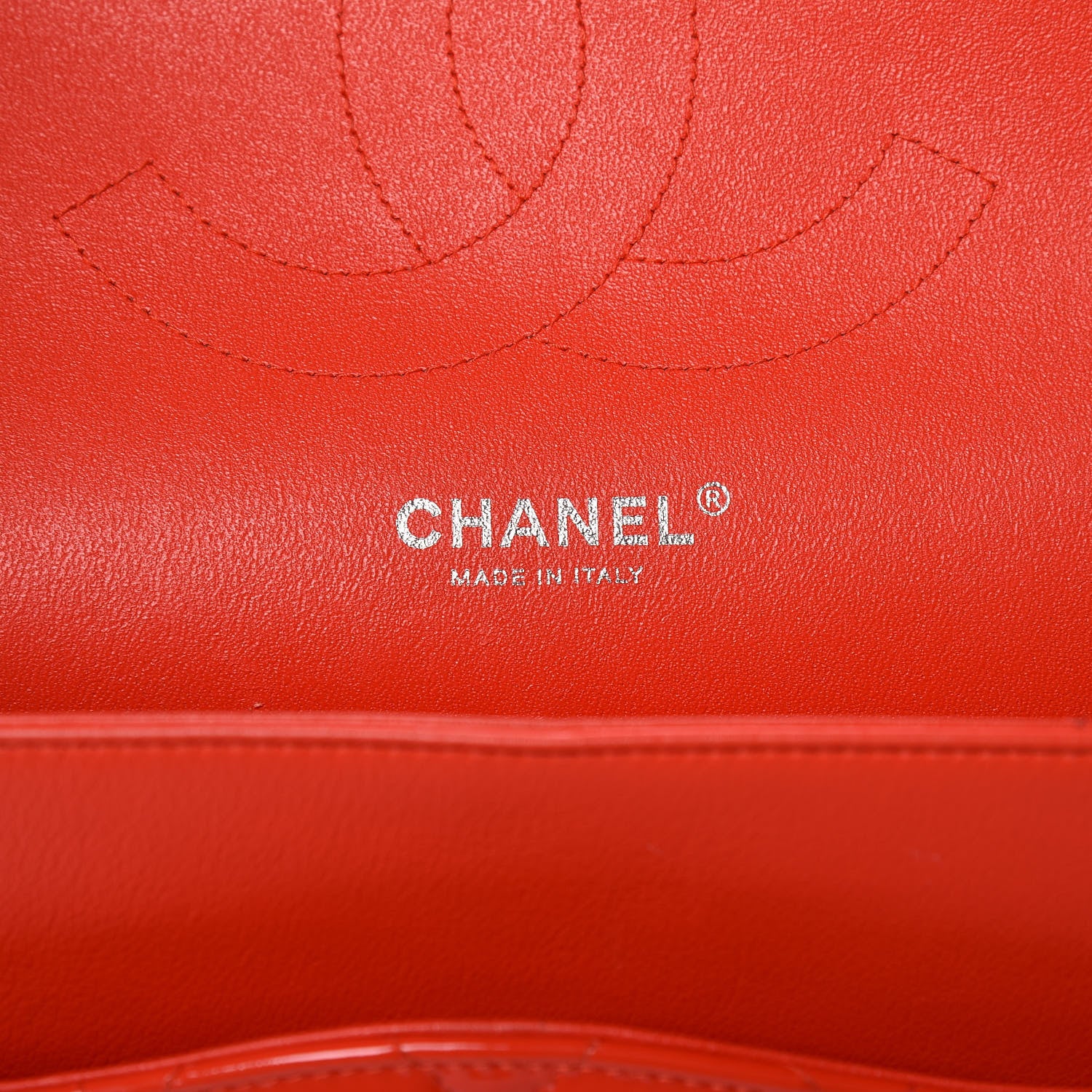 Chanel Patent Quilted Jumbo Double Flap Red 6 of 21