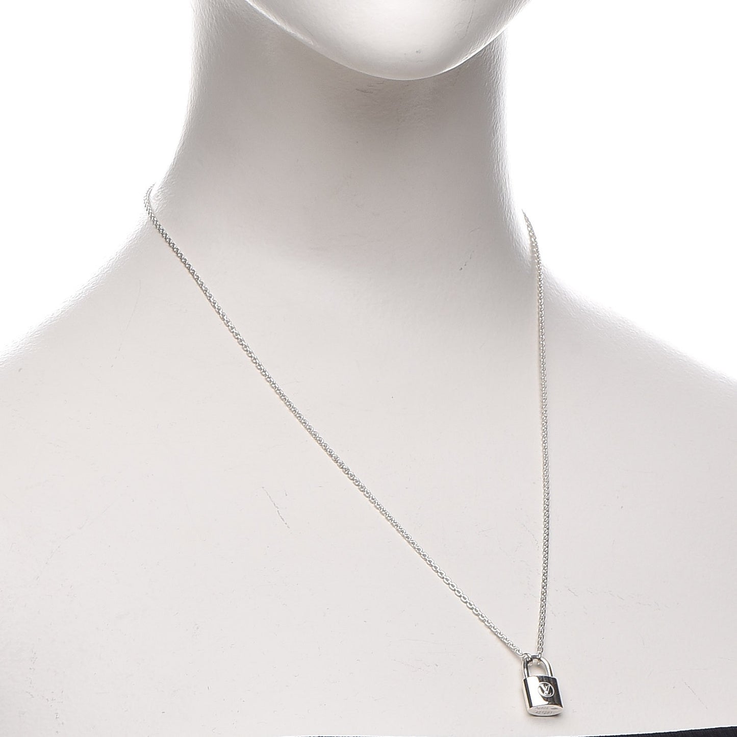 Sterling Silver Lockit Necklace