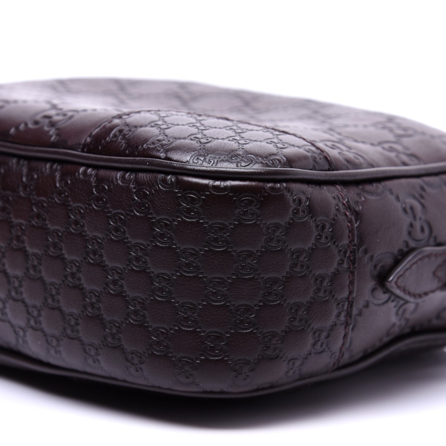 Gucci Guccissima Mini Bree Messenger Bag Chocolate 7 of 12