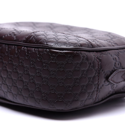 Gucci Guccissima Mini Bree Messenger Bag Chocolate 7 of 12