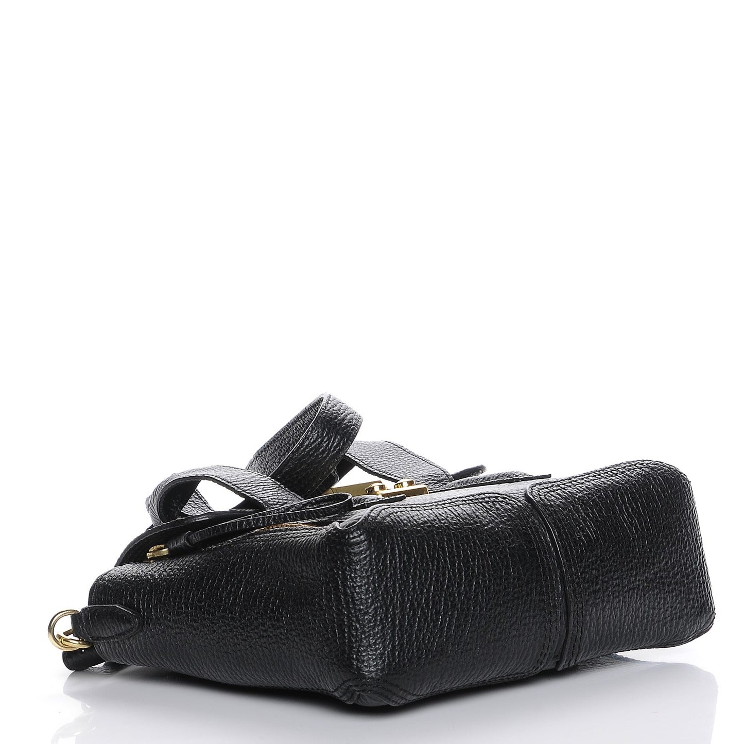 3.1 Textured Calfskin Mini Pashli Satchel Black