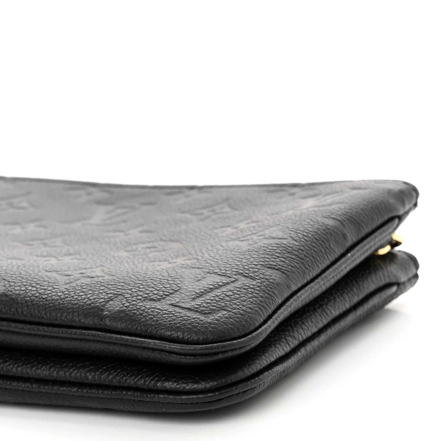 Empreinte Double Zip Pochette Black