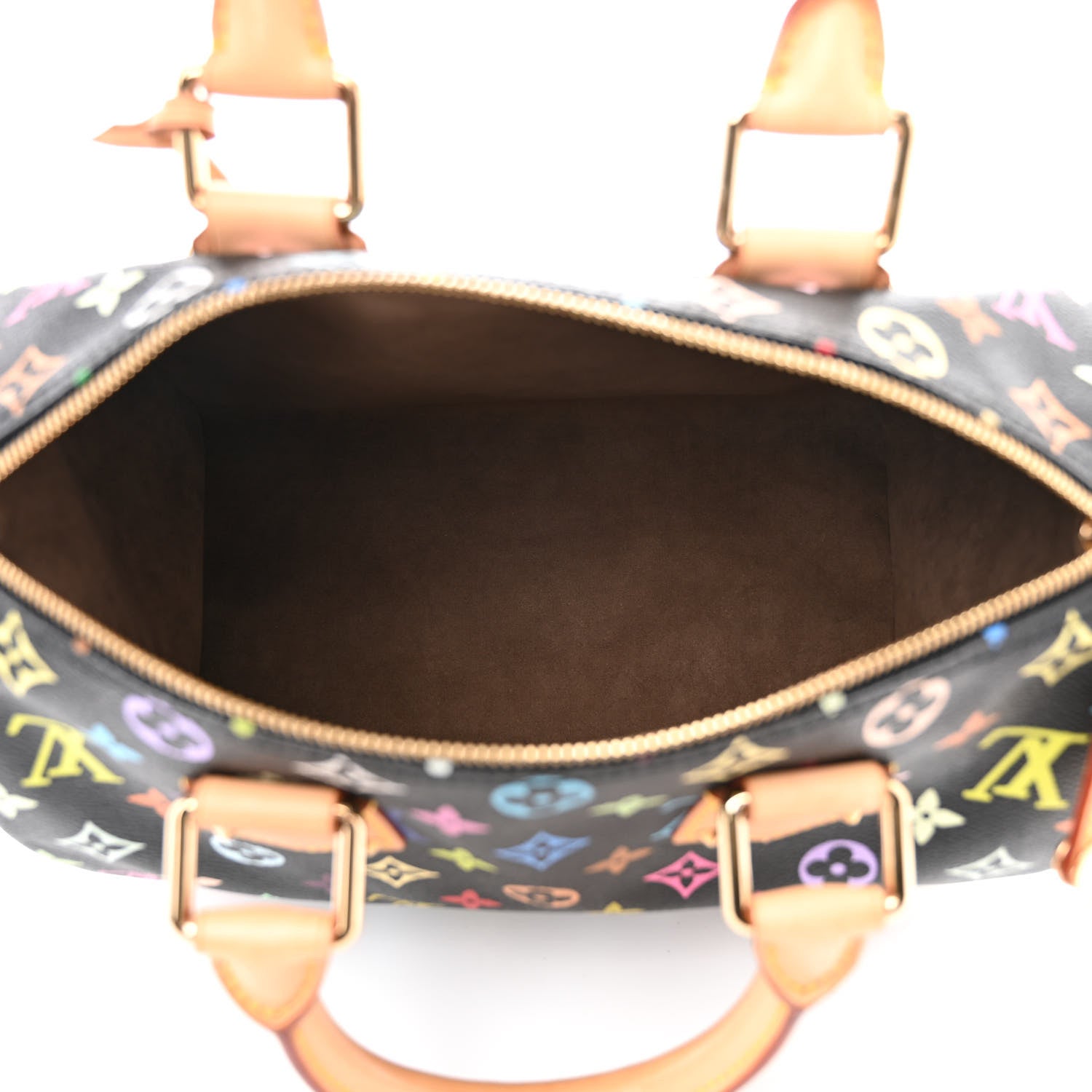 Louis Vuitton Monogram Multicolor Speedy 30 Black 5 of 9