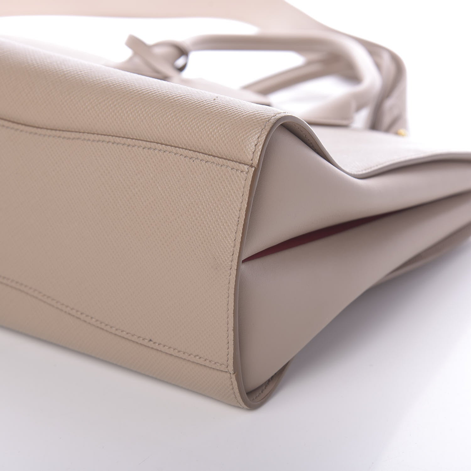 Prada Saffiano City Calfskin Large Bibliothèque Top Handle Cammeo 10 of 10