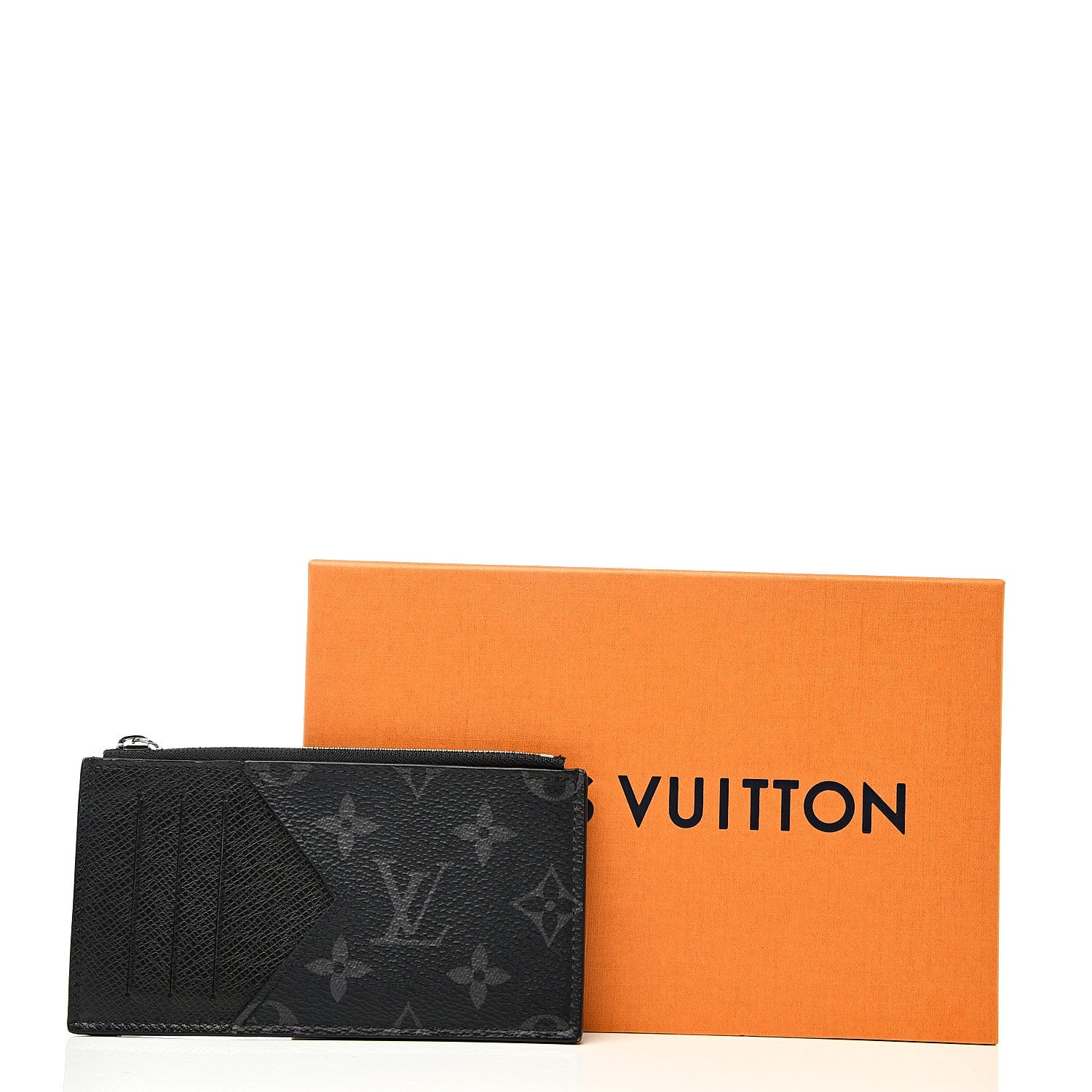 Louis Vuitton Monogram Eclipse Taiga Coin Card Holder 6 of 6