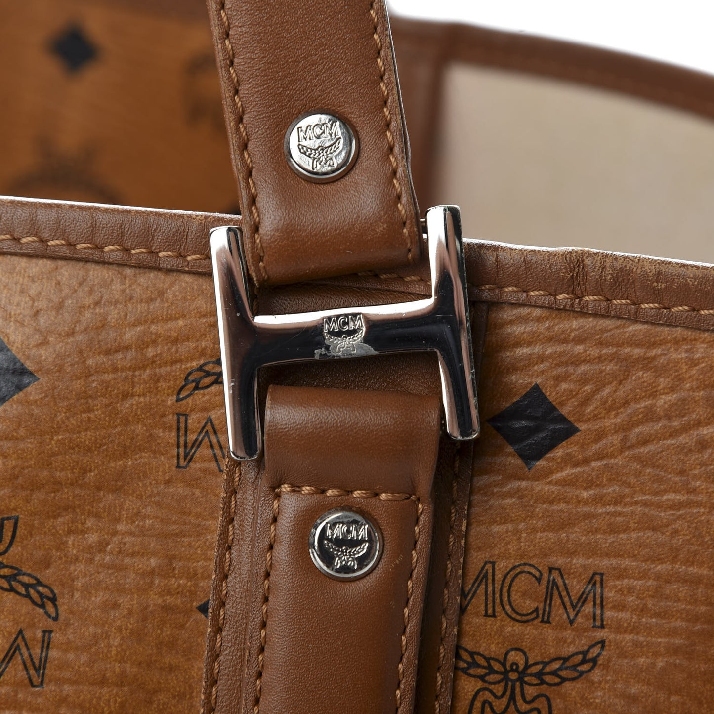 Visetos Shopping Tote Cognac