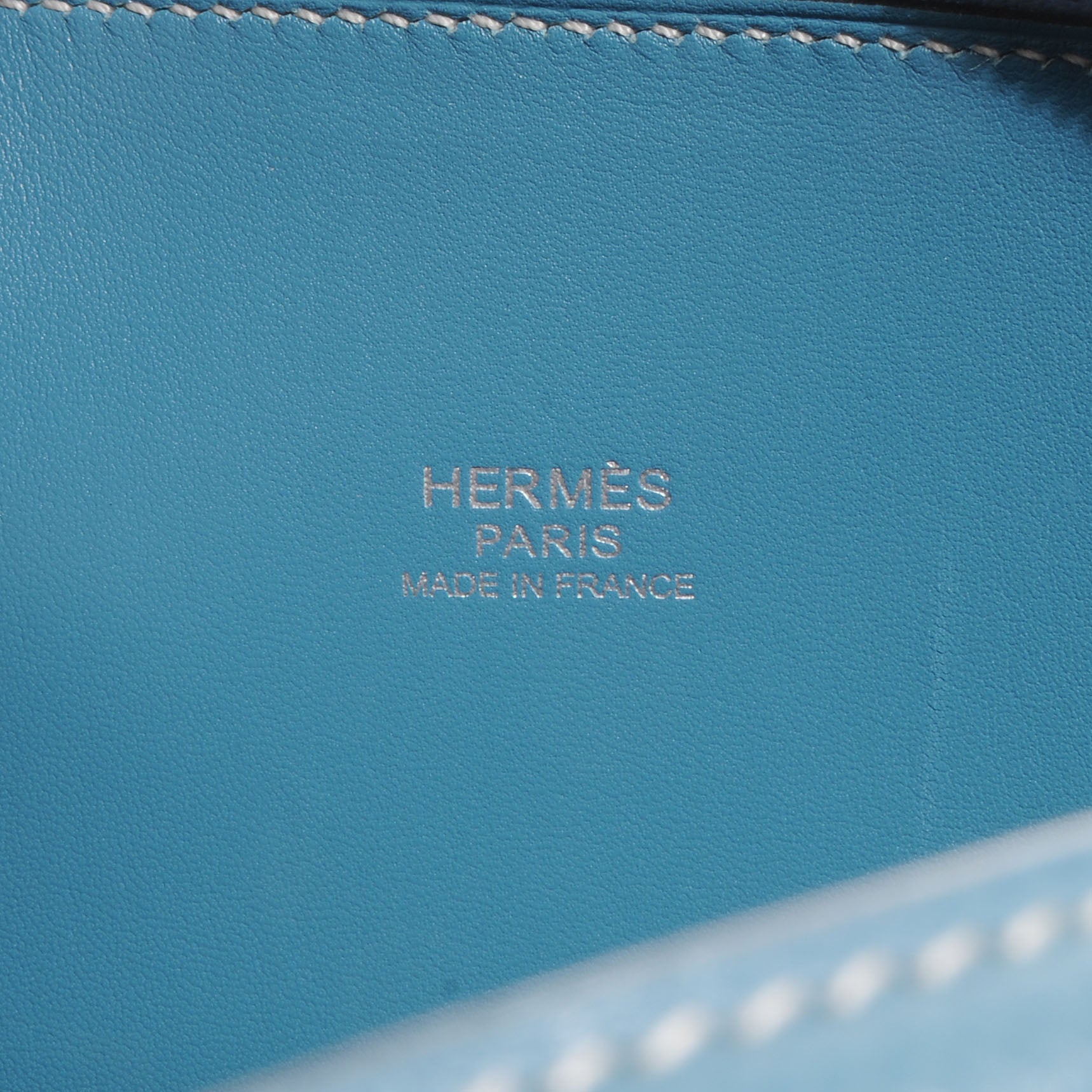 Hermes Veau Epsom Mini Bolide 27 Blue Jean 6 of 7