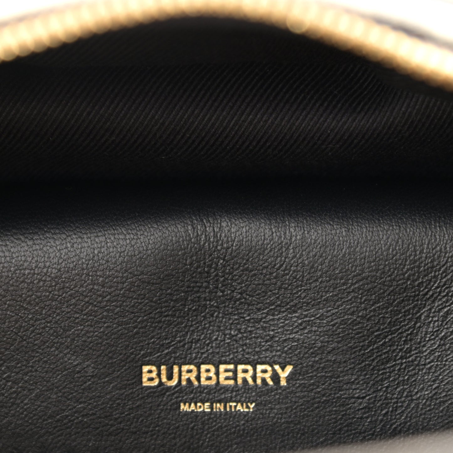 Smooth Calfskin Small Cube Bowling Bag Black