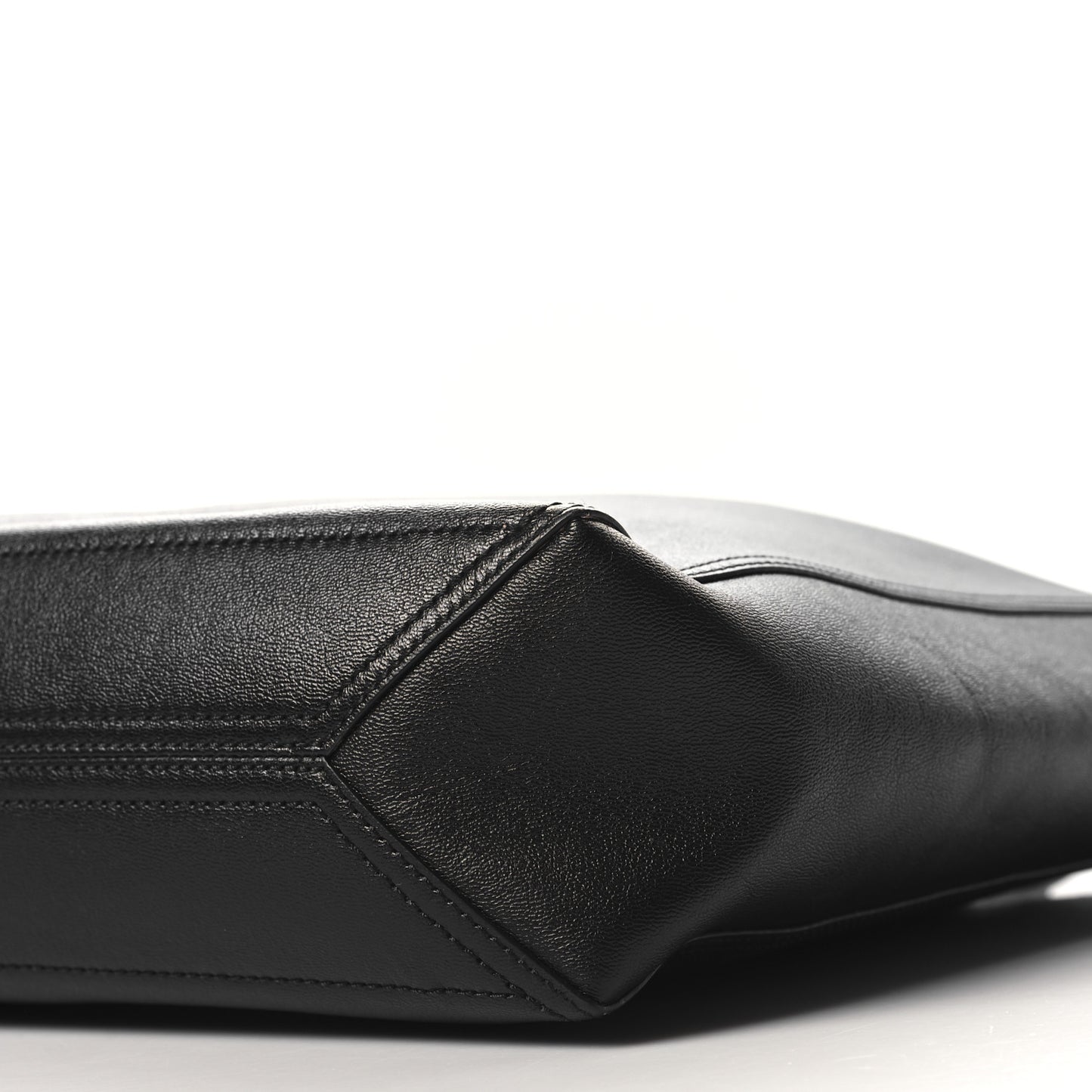 New Sakai Calfskin Lux Medium Dahlia Tote Black