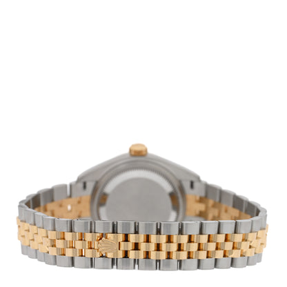Rolex Stainless Steel 18K Yellow Gold Diamond 28mm Oyster Perpetual Datejust Watch Champagne 279173 3 of 5