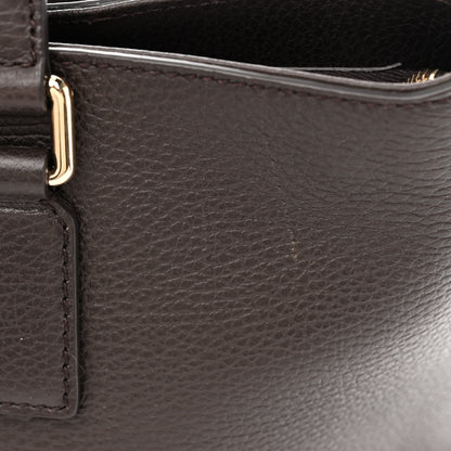 Gucci Calfskin Bamboo Tassel Top Handle Tote Dark Brown 11 of 11