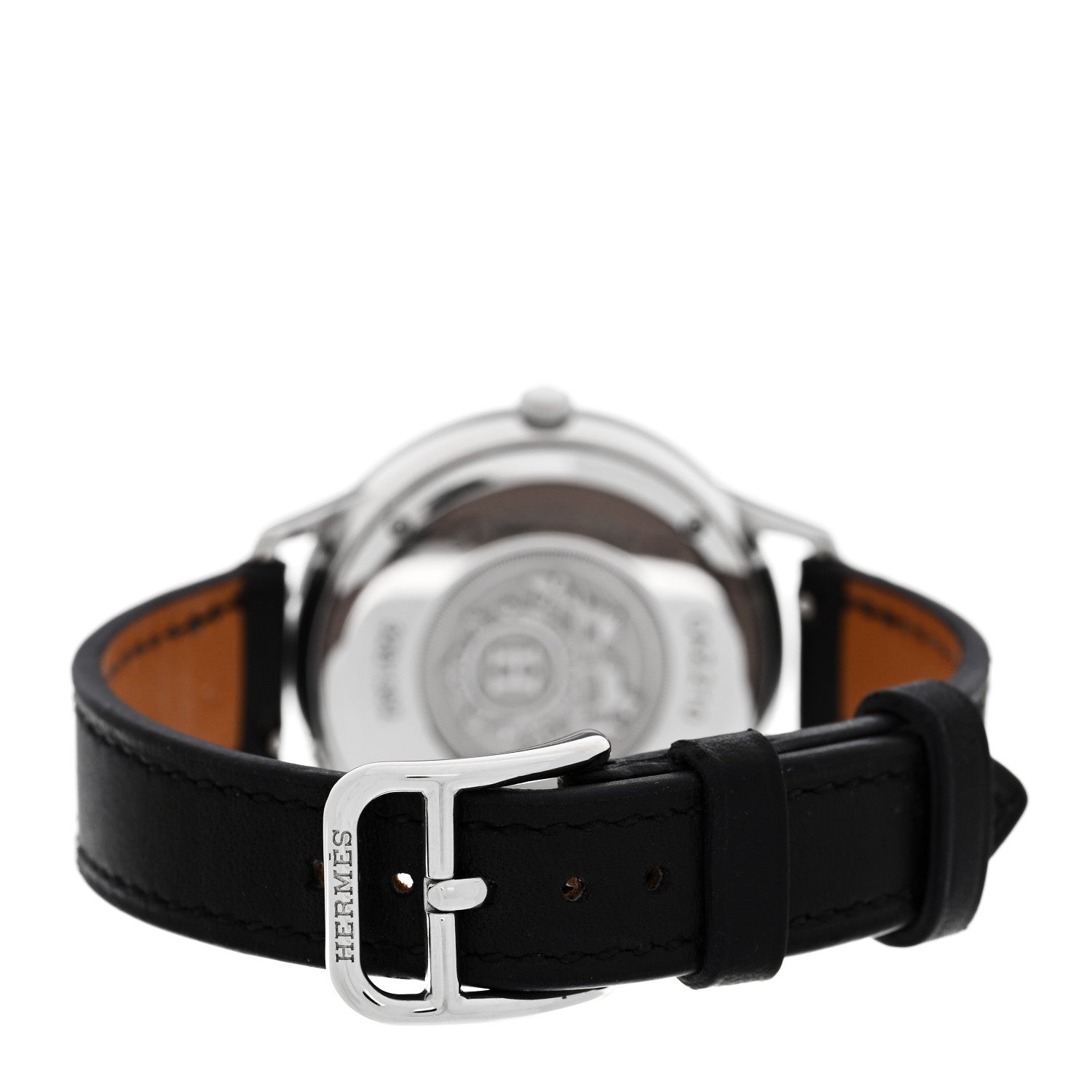 Hermes Stainless Steel Barenia 32mm Slim d'Hermes Quartz Watch Noir 3 of 5