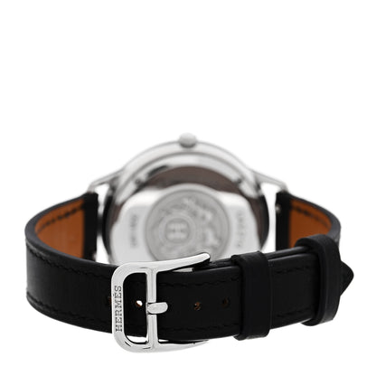Hermes Stainless Steel Barenia 32mm Slim d'Hermes Quartz Watch Noir 3 of 5