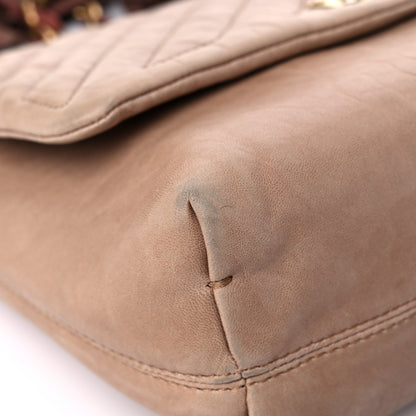 Lanvin Lambskin Quilted Medium Happy Shoulder Bag Mastic 7 of 17