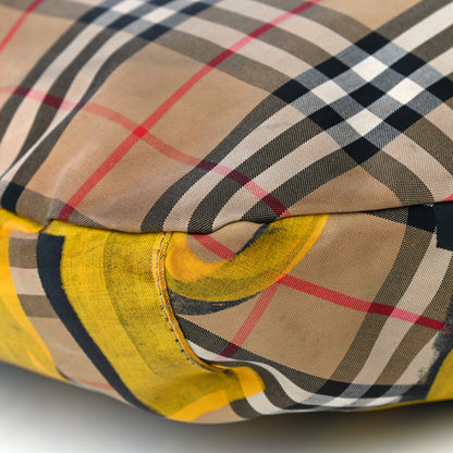 Burberry Vintage Check Graffiti Print Sonny Bum Bag Archive Yellow 11 of 18