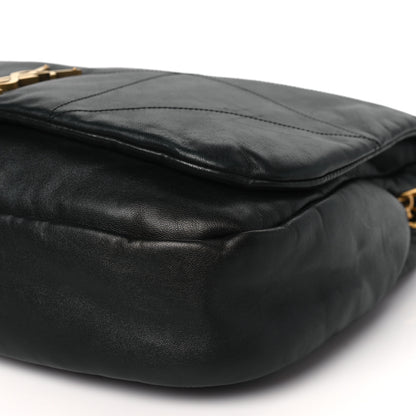 Saint Laurent SAINT LAURENT Lambskin Matelasse Monogram Large Jamie 4.3 Black 10 of 12