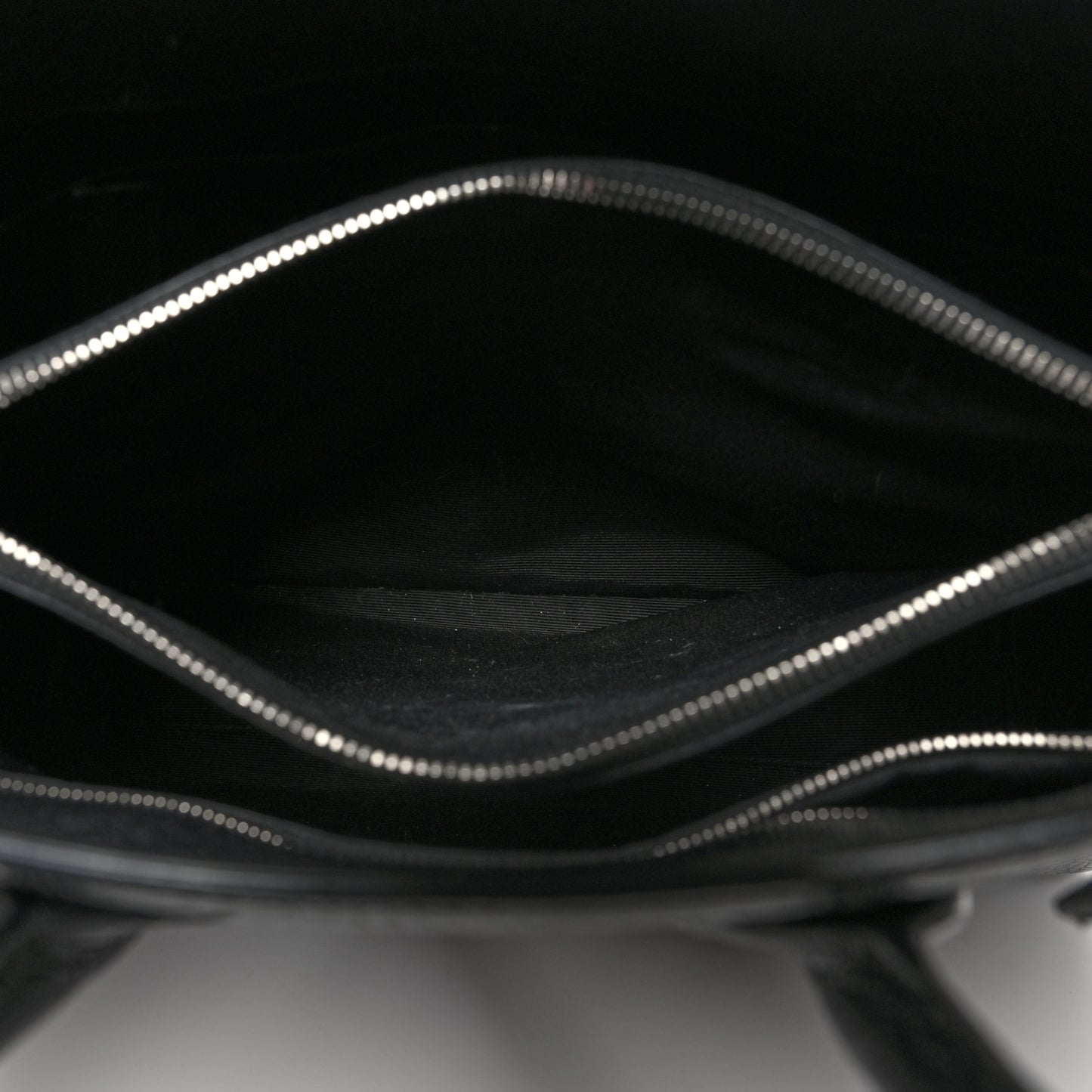 Grained Calfskin Small Sac De Jour Black