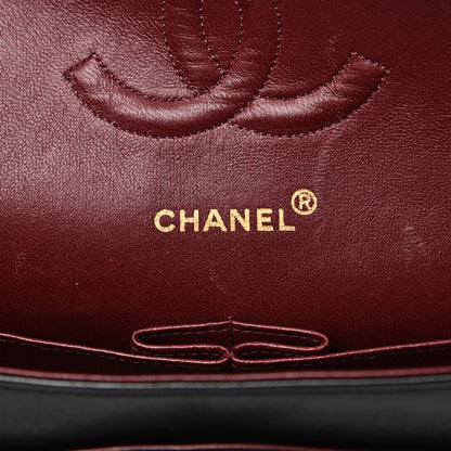 Chanel Lambskin Quilted Medium Double Flap Black 5 of 18