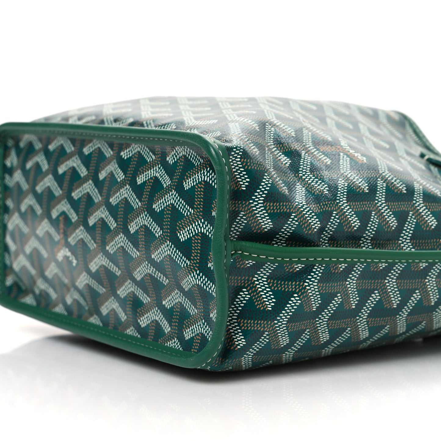 Goyardine Reversible Mini Anjou Green