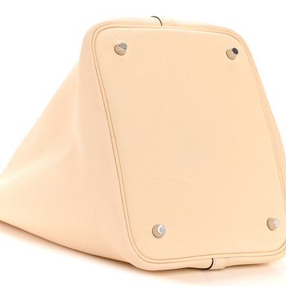 Hermes Taurillon Clemence Picotin Lock 22 MM Nata 9 of 12