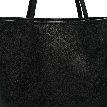 Louis Vuitton Empreinte Monogram Giant Neverfull MM Black 7 of 9