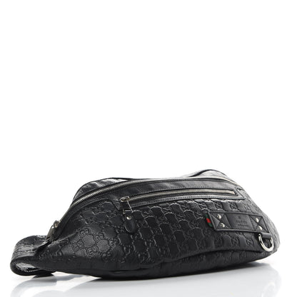 Gucci Guccissima Web Belt Bag Black 4 of 12