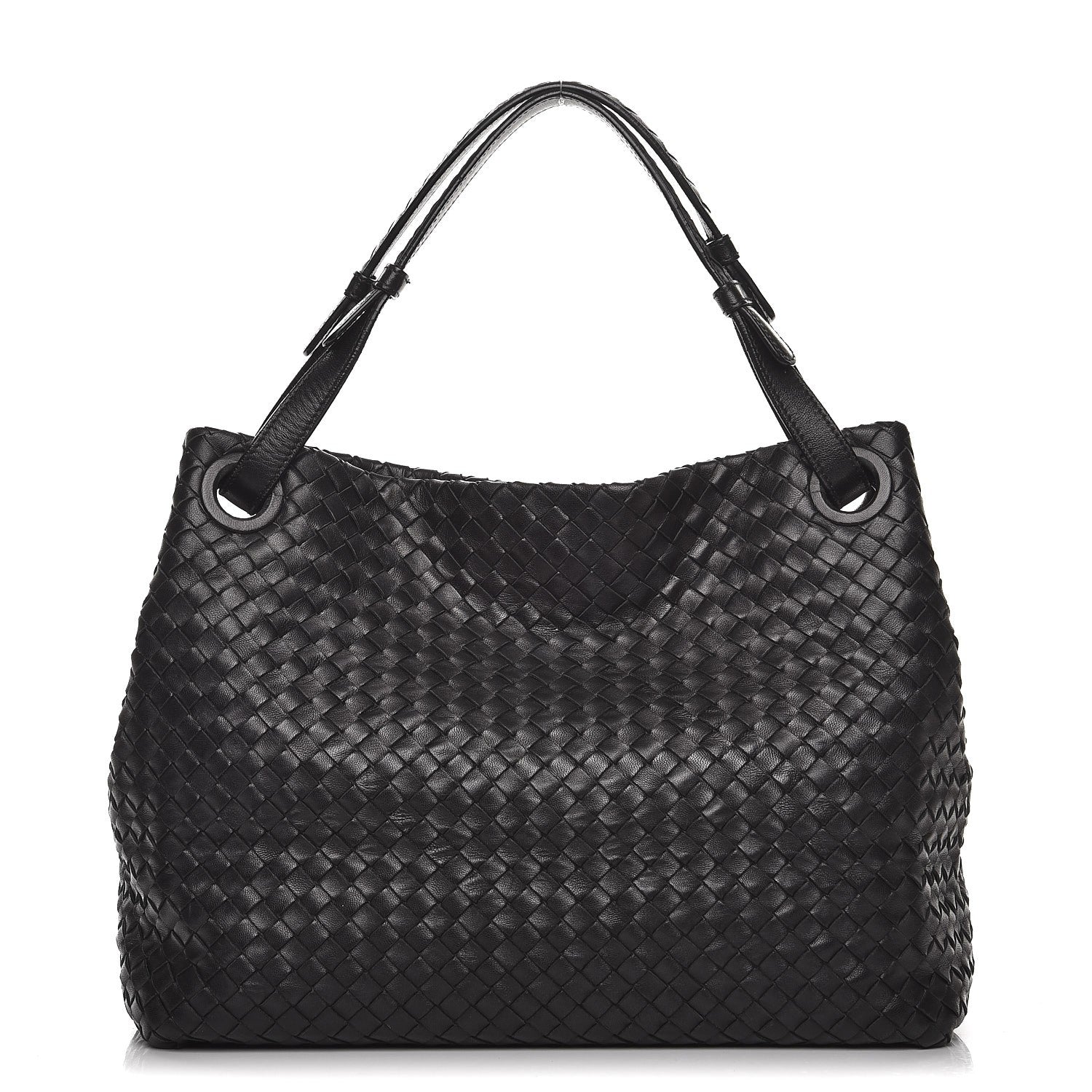 Bottega Veneta Nappa Intrecciato Medium Garda Bag Nero Black 1 of 10