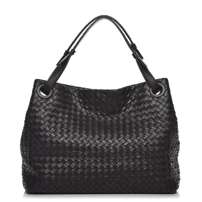 Bottega Veneta Nappa Intrecciato Medium Garda Bag Nero Black 1 of 10