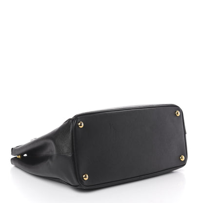 Prada Saffiano Large Galleria Double Zip Tote Black 3 of 8