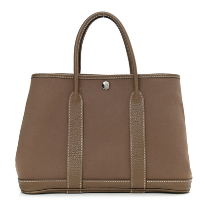 Hermes Toile Negonda Garden Party 30 TPM Etoupe 1 of 13