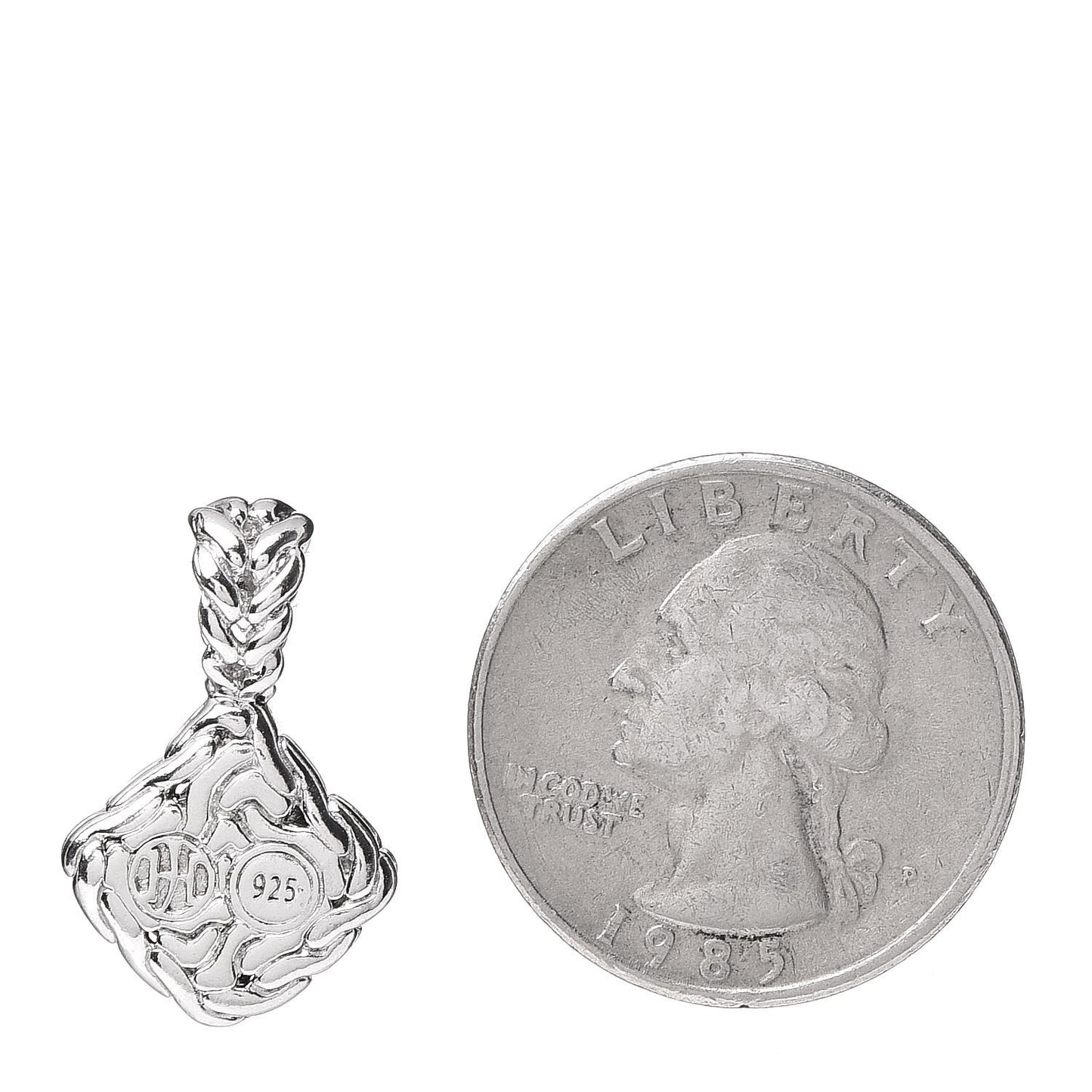 Sterling Silver Diamond Pendant