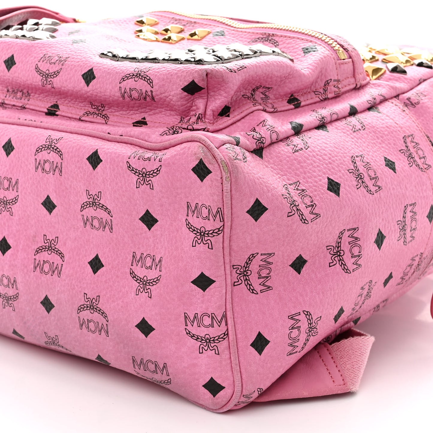 Visetos Studded Medium Stark M Backpack Pink