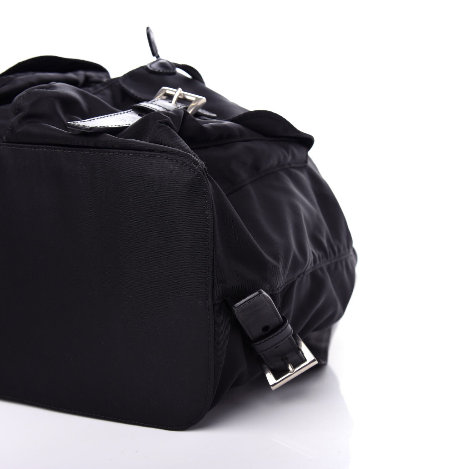 Prada Nylon Vela Medium Backpack Black 9 of 10