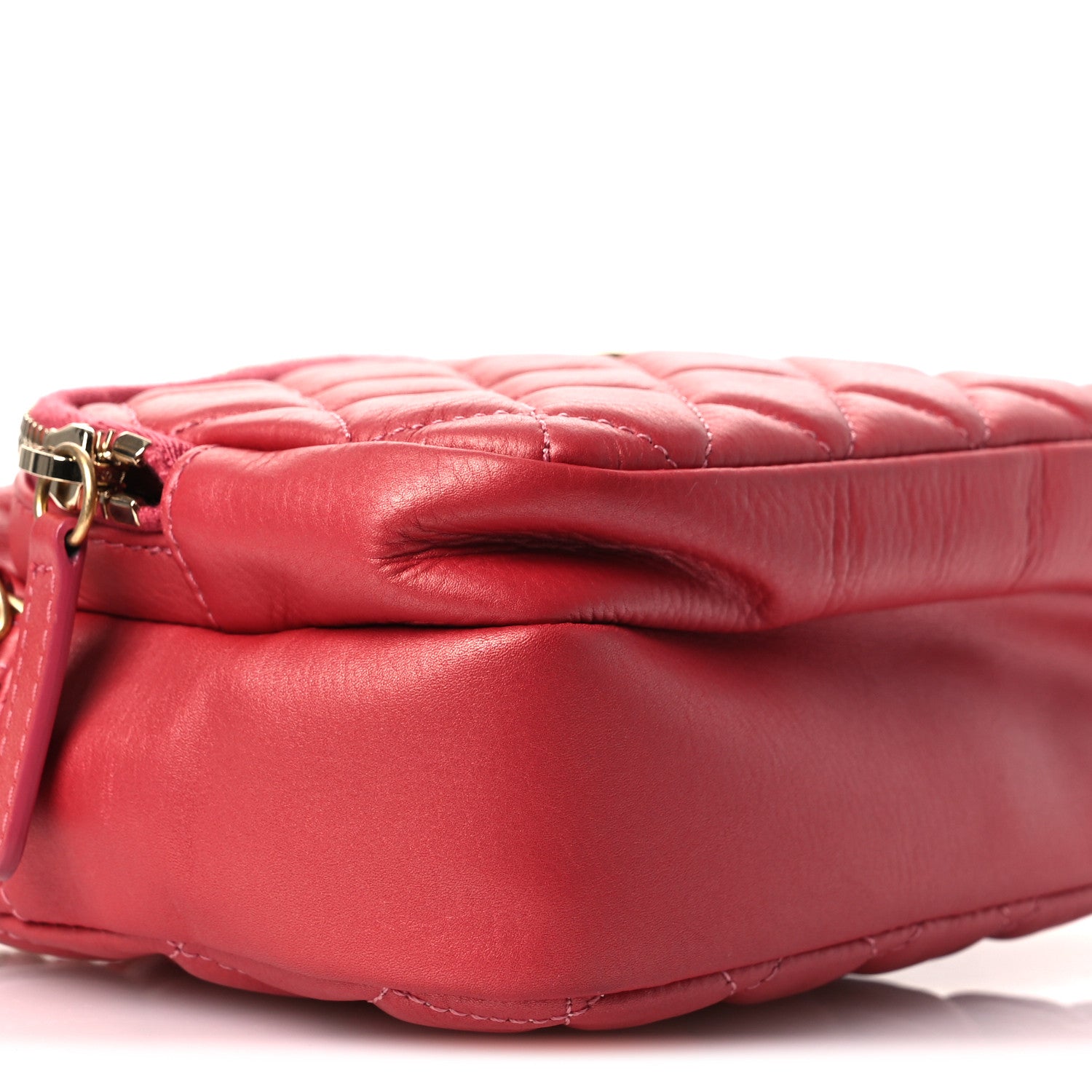 Chanel Calfskin Quilted Day Trips Camera Case Pink 9 of 11