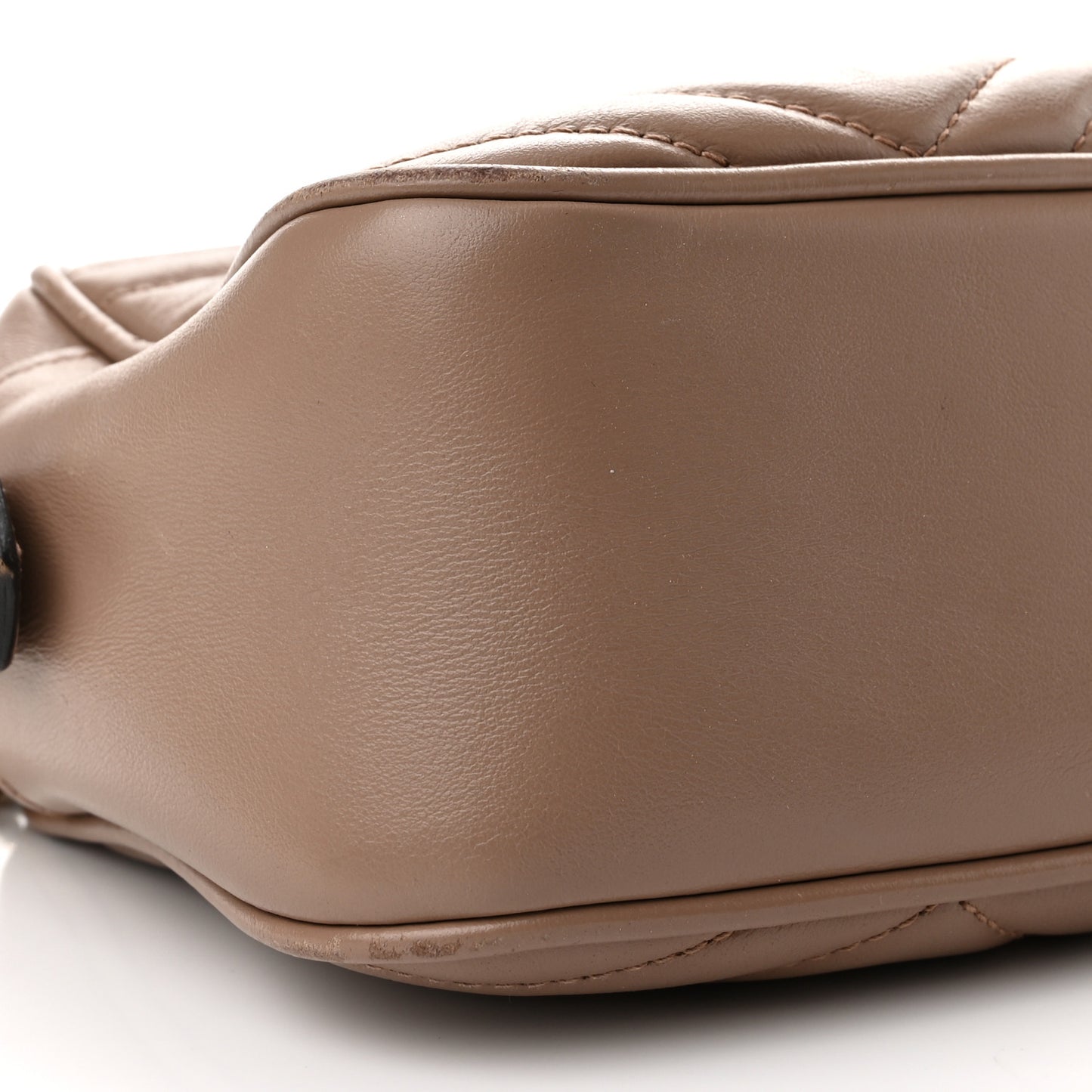 Calfskin Matelasse Small GG Marmont Chain Shoulder Bag Porcelain Rose