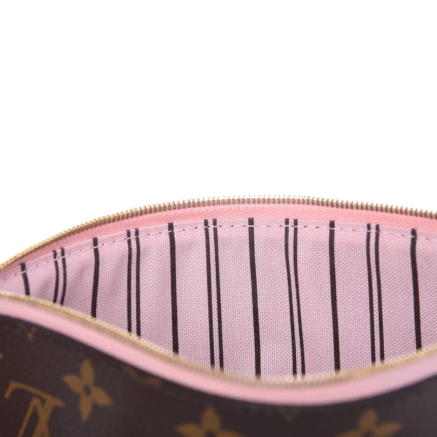 Monogram Neverfull MM GM Pochette Rose Ballerine