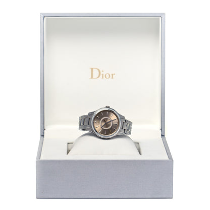 Christian Dior Stainless Steel Diamond 33mm Dior VIII Montaigne Quartz Watch Champagne 5 of 5