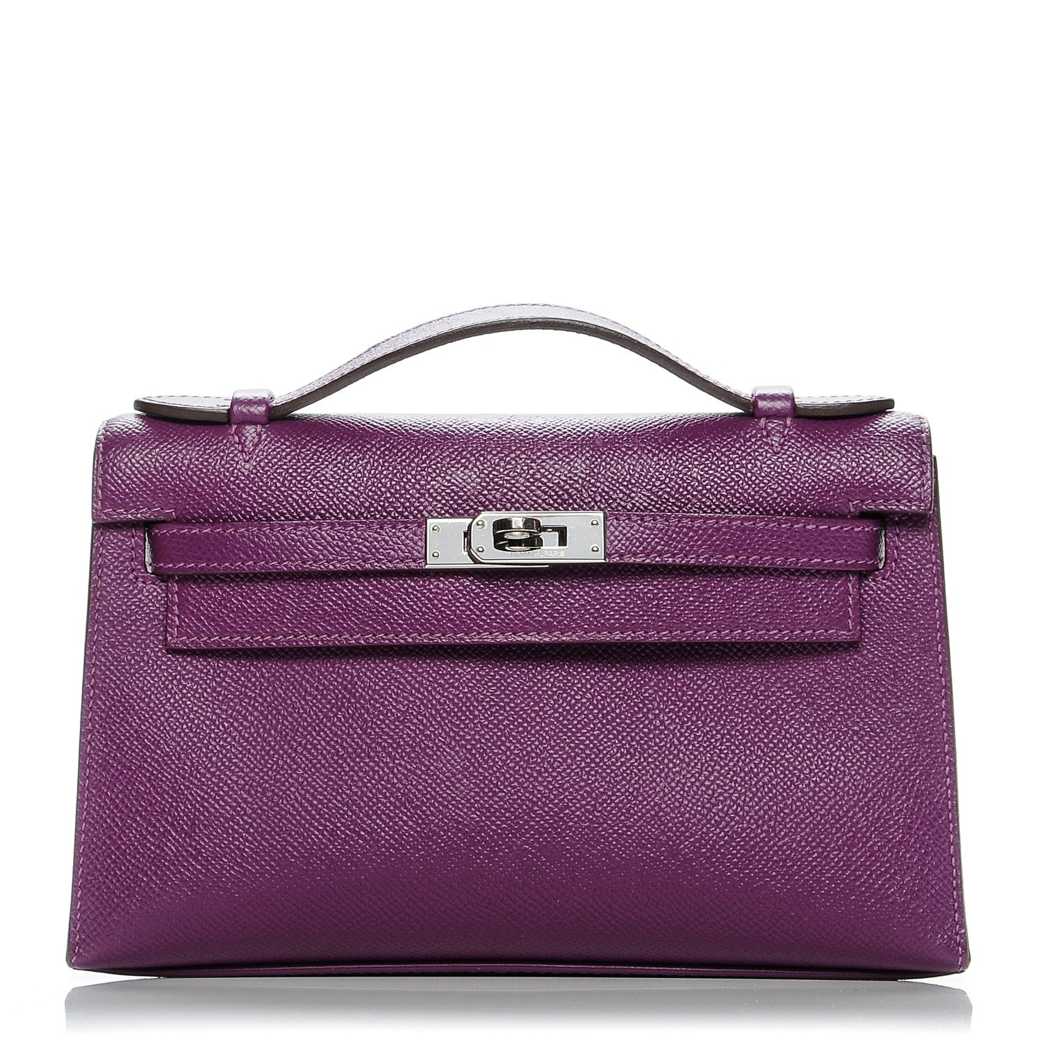 Hermes Epsom Kelly Pochette Clutch Anemone 1 of 20