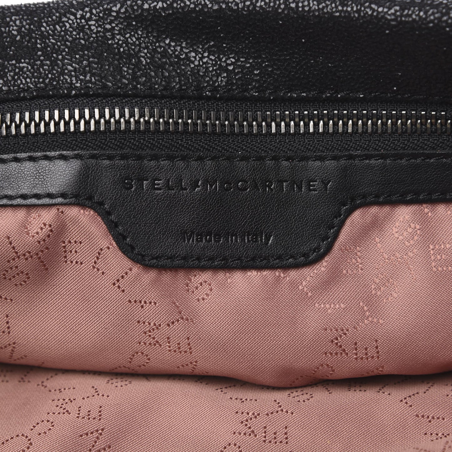Shaggy Deer Falabella Fold Over Tote Black