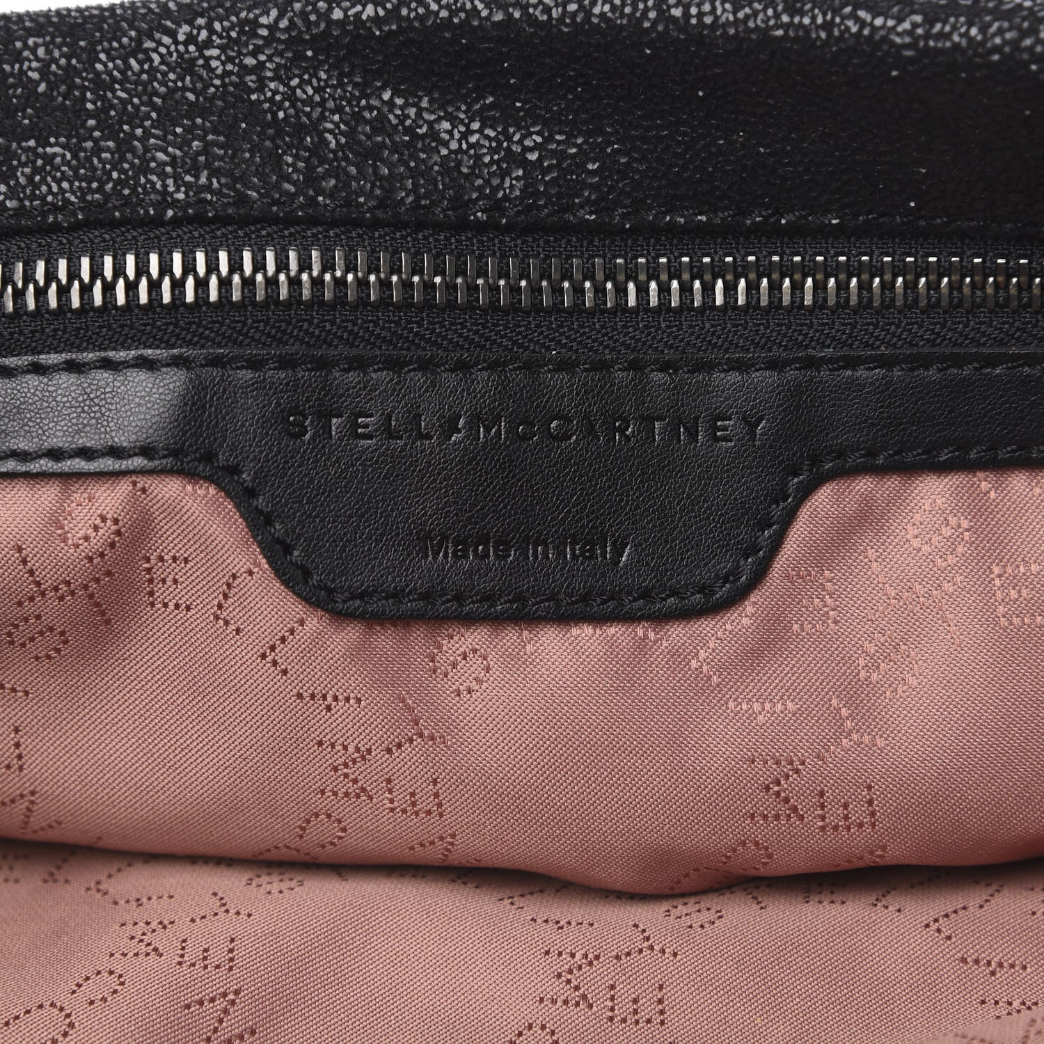 Stella McCartney Shaggy Deer Falabella Fold Over Tote Black 6 of 9